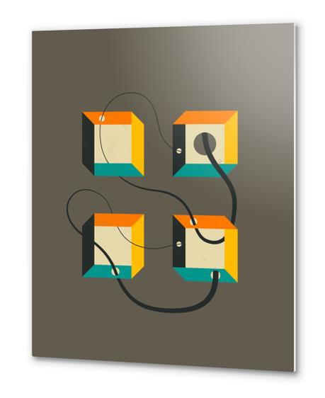 DIAGRAM 1 Metal prints by Jazzberry Blue