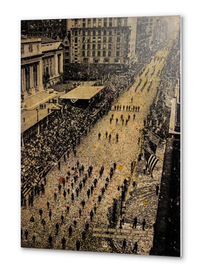 FIFTH AVENUE, 65.000 MARCHERS Metal prints by db Waterman