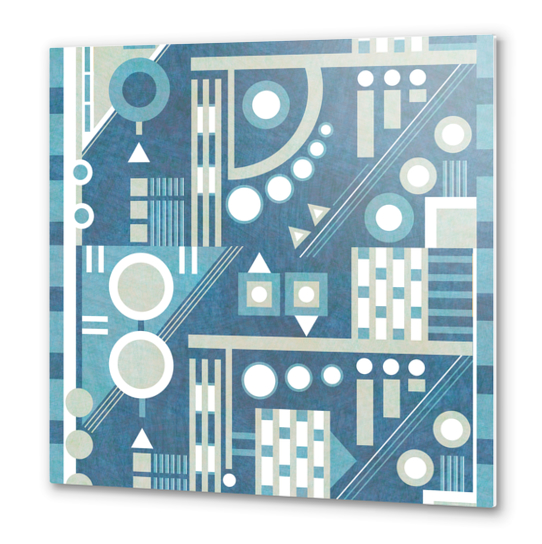 Incline Blue Metal prints by Shelly Bremmer