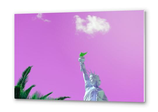 Tropical Liberty Metal prints by Louis Loizou