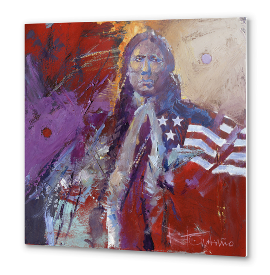 Quanah Parker Metal prints by Robert Orduno