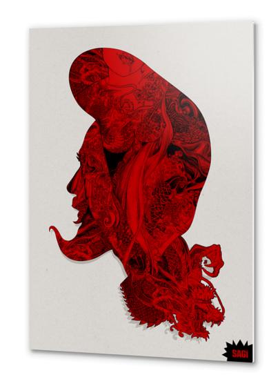 RED DRAGON Metal prints by sagi.art