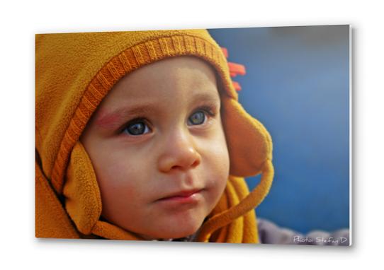 Dans ton regard Metal prints by Stefan D