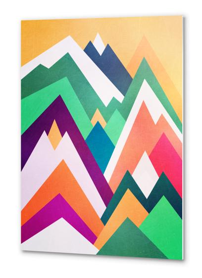 Summer peaks Metal prints by Elisabeth Fredriksson