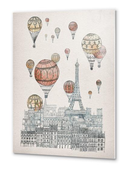 Voyages Over Paris Metal prints by David Fleck