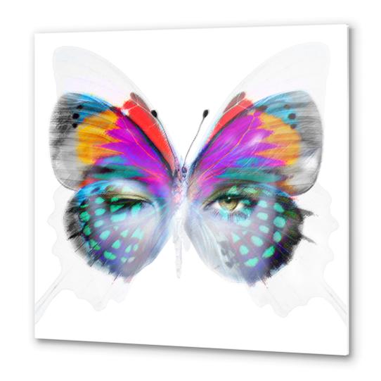 Masque Papillon Metal prints by Vic Storia