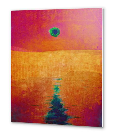 Red Eclipse Metal prints by Malixx