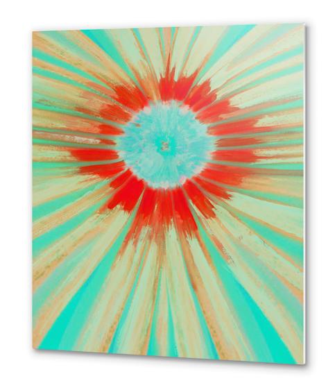 Negative Flower Vortex Metal prints by tzigone