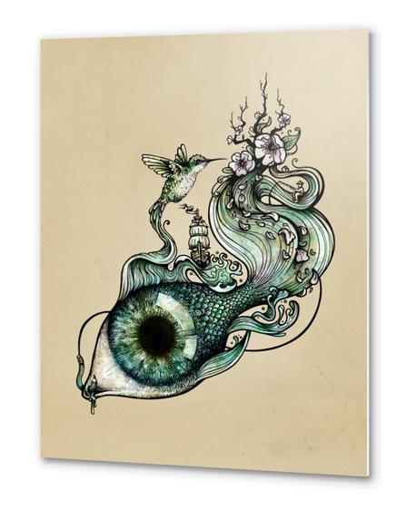 Flowing Inspiration Metal prints by Enkel Dika