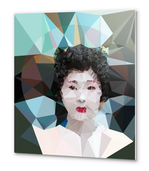 Geisha Metal prints by Vic Storia