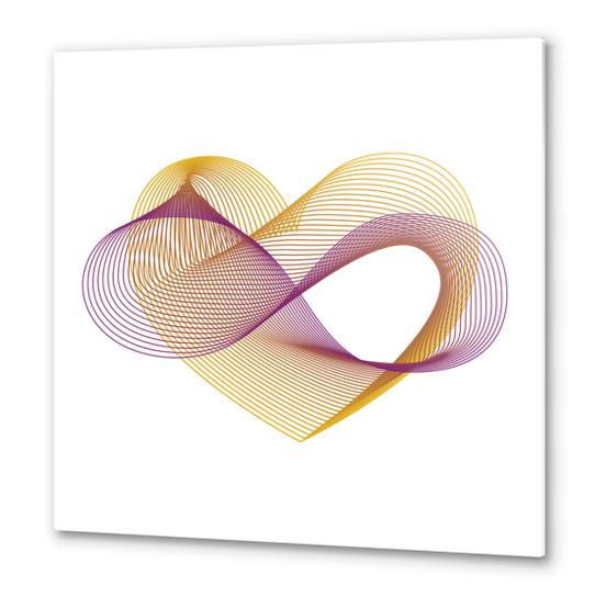 Infinite Love Metal prints by Yann Tobey