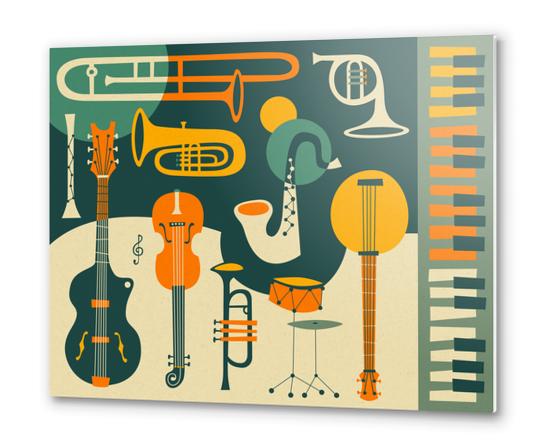 JUST JAZZ 3 Metal prints by Jazzberry Blue