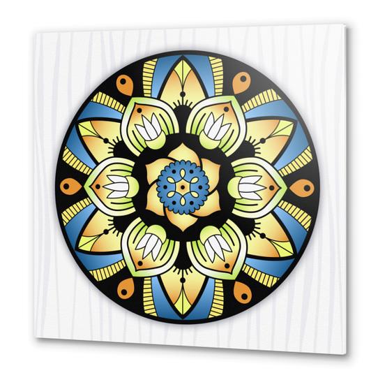 Mandala Opening Metal prints by Divotomezove