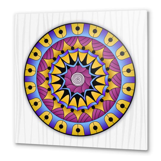 Mandala Fertility Metal prints by Divotomezove