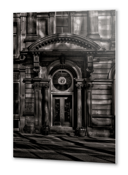 No 49 Yonge St 2 Toned Version Metal prints by The Learning Curve Photography