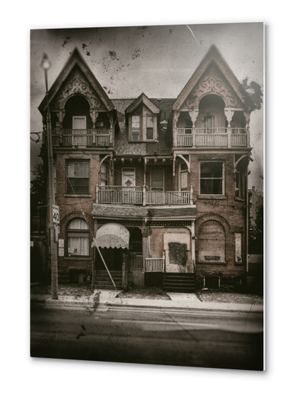 Nos 9 - 11 Spadina Road 1 Old Film Version Metal prints by The Learning Curve Photography