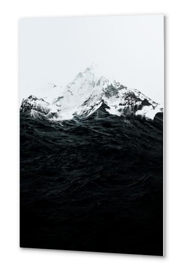 Those waves were like mountains Metal prints by Robert Farkas