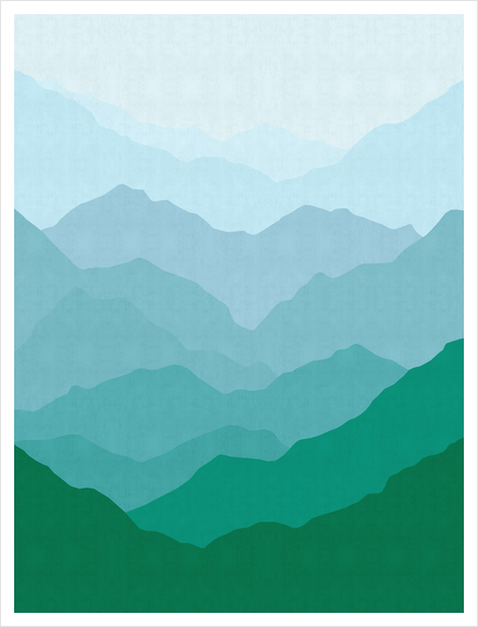 Minimalist landscape IV Art Print by Vitor Costa