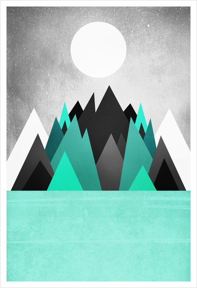 Cold Planet Art Print by Elisabeth Fredriksson