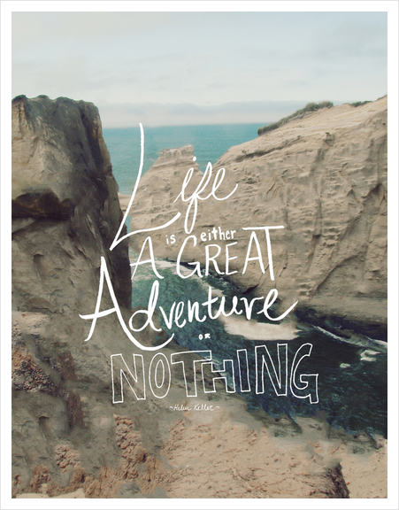 Great Adventure Art Print by Leah Flores