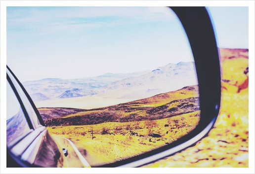 road trip in the desert at Death Valley national park, USA in summer Art Print by Timmy333