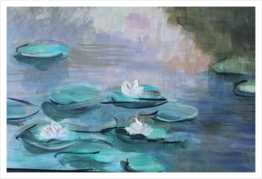 Waterlilies Art Print by GiuliaLauren