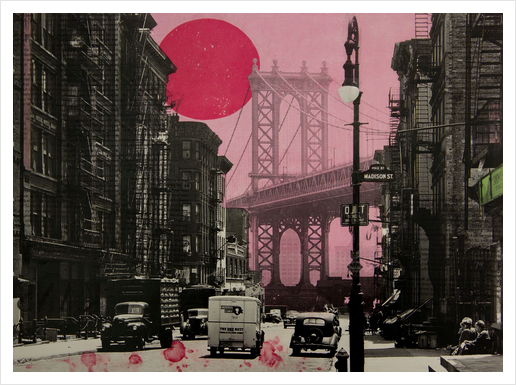 PINK HAZE Art Print by db Waterman