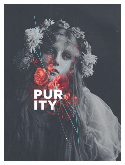 Purity Art Print by Frank Moth