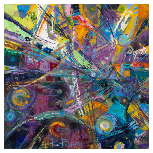 Rhapsodic Colors I Art Print by Robert Orduno