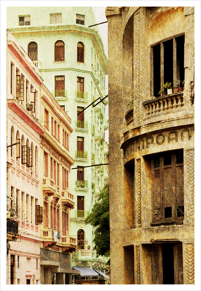 Street In Cuba Art Print by fauremypics