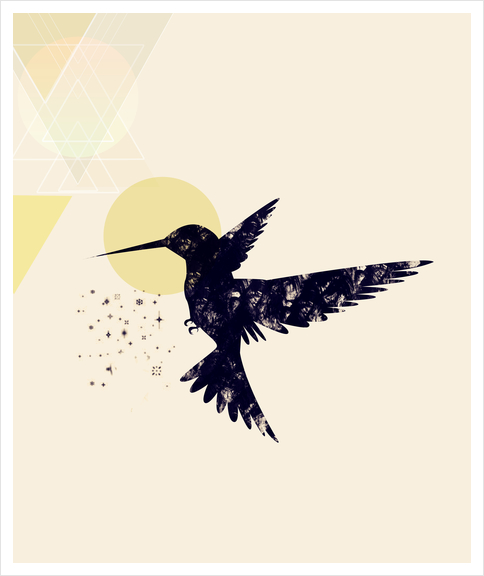 Bird X Art Print by Amir Faysal