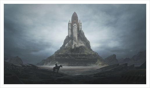 White Castle Art Print by yurishwedoff