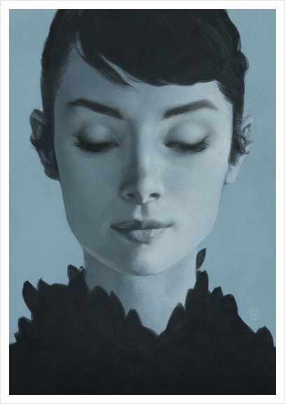 Audrey Art Print by yurishwedoff