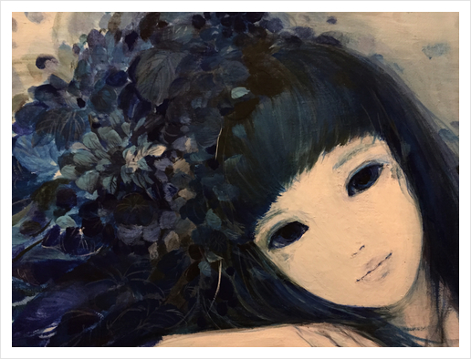 Blue 27 Art Print by Ai Natori