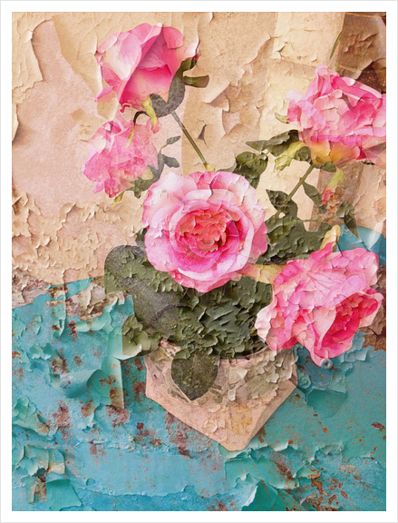 Roses de Lourmarin Art Print by Ivailo K