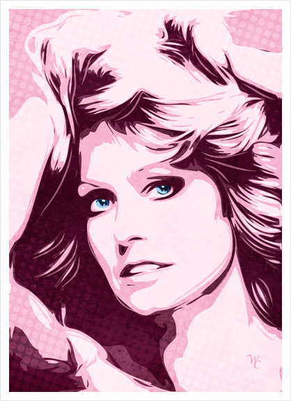 Farrah Fawcett - Classic - Pop Art Art Print by William Cuccio WCSmack