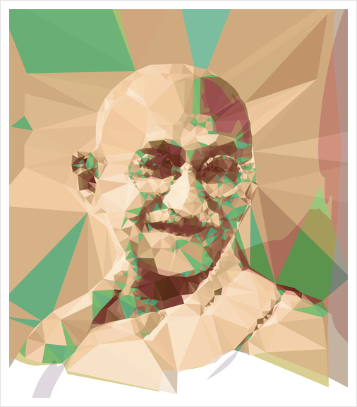 Gandhi Art Print by Vic Storia