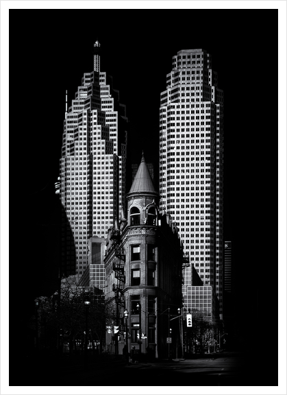 Gooderham Flatiron Building And Toronto Downtown No 2 Art Print by The Learning Curve Photography
