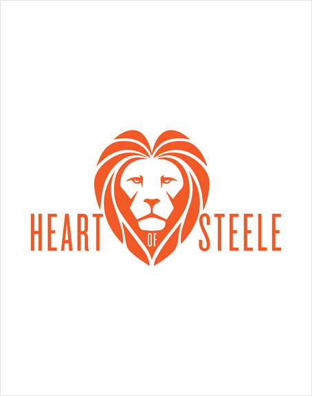 Heart of Steele (Orange) Art Print by bthwing