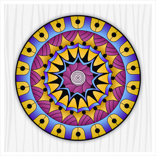 Mandala Fertility Art Print by Divotomezove