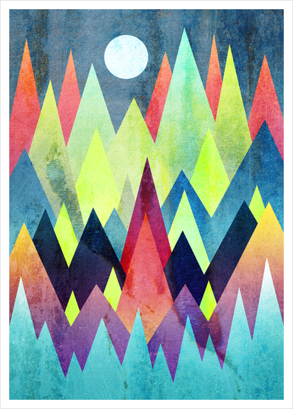 Land of northern lights Art Art Print by Elisabeth Fredriksson