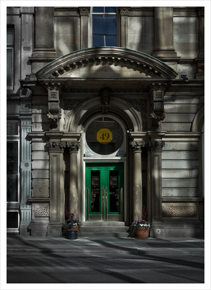 No 49 Yonge St 2 Color Version Art Print by The Learning Curve Photography
