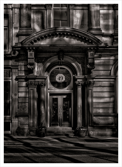 No 49 Yonge St 2 Toned Version Art Print by The Learning Curve Photography