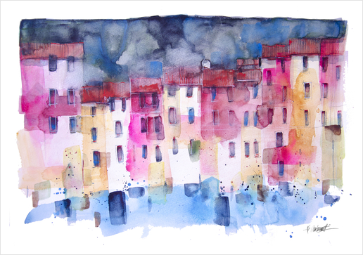 Portofino Art Print by andreuccettiart