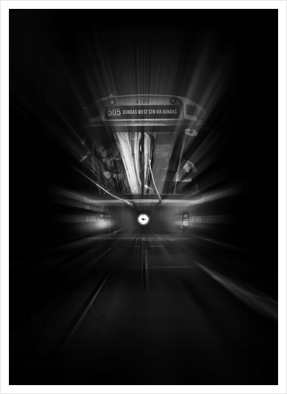 The 505 Dundas Streetcar Flow Version No 1 Art Print by The Learning Curve Photography