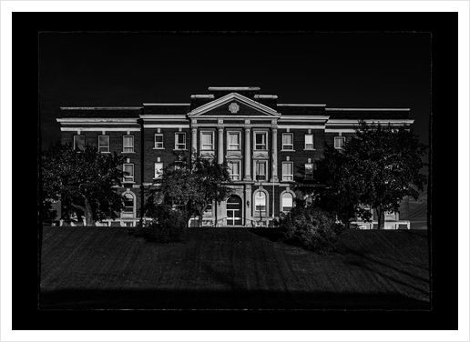 Thunder Bay District Court House No 1 with Border Art Print by The Learning Curve Photography