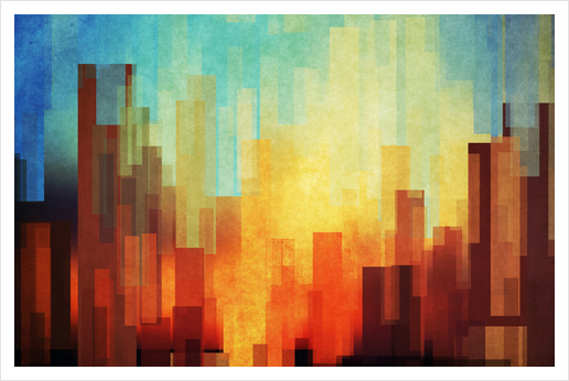 Urban Sunset Art Print by DejaReve