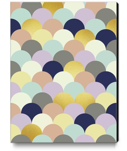 Golden modern art Canvas Print by Vitor Costa