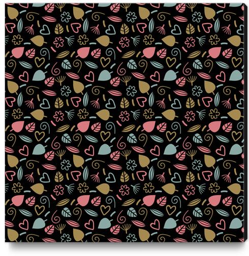 LOVELY FLORAL PATTERN #6 Canvas Print by Amir Faysal