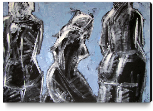 trio Canvas Print by Jean-Noel Delettre